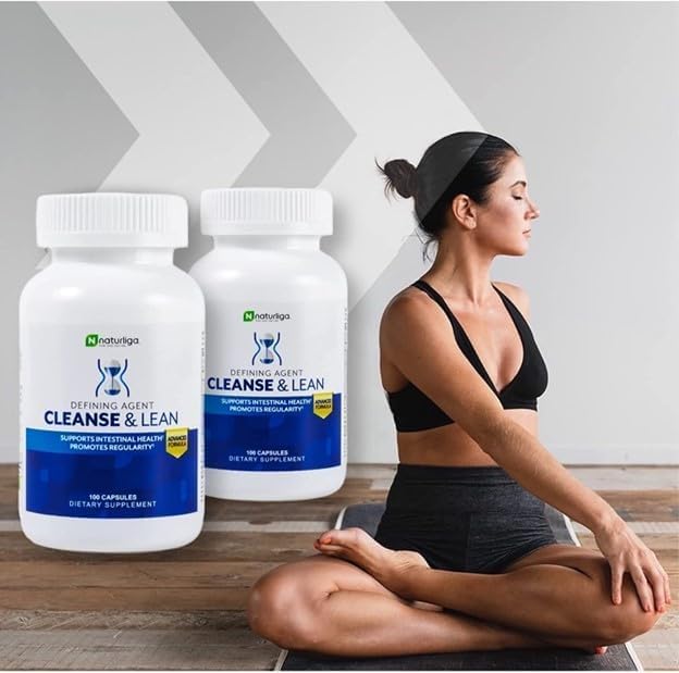 Max Muscle Naturaliga Cleanse and Lean Defining Agent Herbal Cleanse for Regularity w/Natural Detoxifying Ingredients for Gut Health Colon Detox Health and Bloating, 30 Count