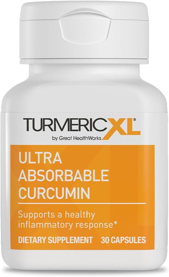 OmegaXL TurmericXL Natural Joint Support Supplement 250mg Turmeric Extract Delivers 45x More Curcumin - High Absorption, Gluten-Free – 30 Veggie Capsules-SeraviaPure
