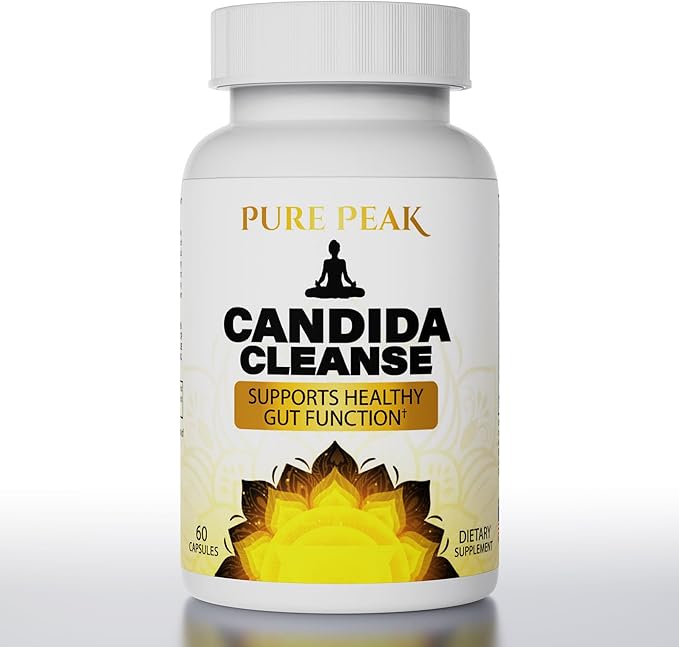 Candida Cleanse with Natural Herbs and Probiotics, Oregano Leaf, Wormwood, Black Walnut, Caprylic Acid-SeraviaPure
