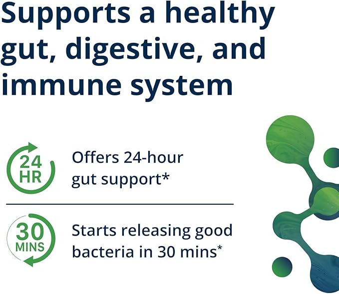 Metagenics UltraFlora Balance Probiotic - Shelf-Stable Daily Gut Health Supplement for Digestive & Immune Support* - Non-GMO & Gluten-Free - 60 Capsules