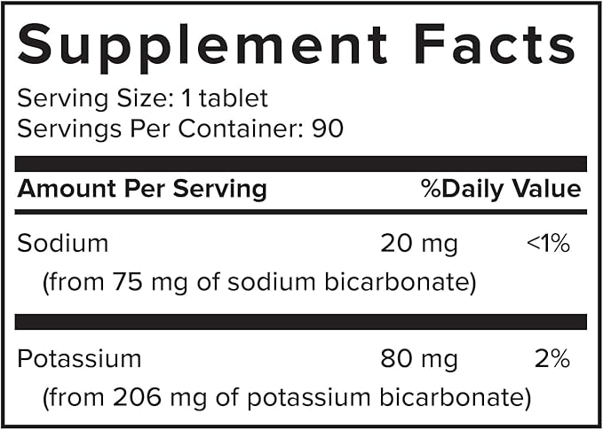 Alkalife pH Balance Pills | The First Patented Alkaline Sodium & Potassium Bicarbonate Supplement | Neutralize Acid, Balance pH, Immune Support, Peak Performance, Detox – 90 Tablets-SeraviaPure