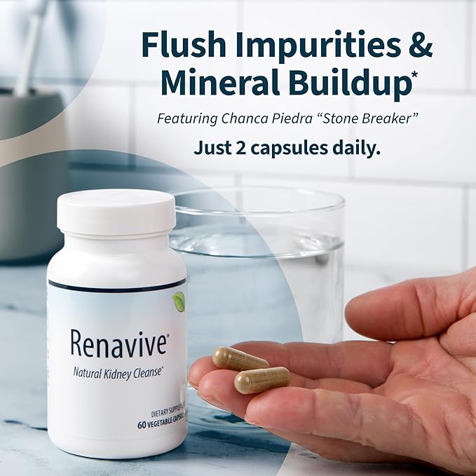 Natural Kidney Cleanse | Eliminate & Protect Against Stones | Flush Impurities & Clear System | Support Kidney Health & Function | Chanca Piedra, Celery & More | 60 Capsules - 3 Pack