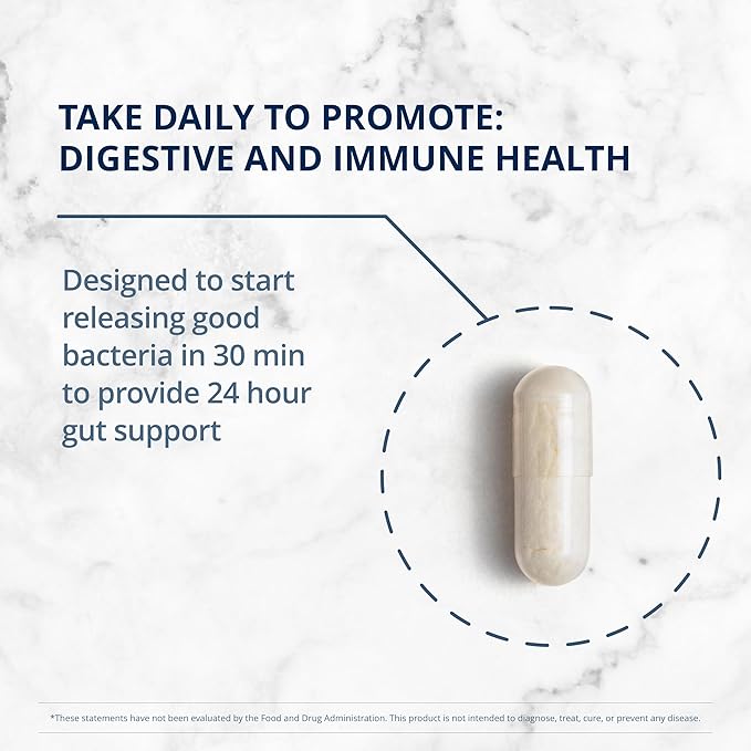 Metagenics UltraFlora Balance Probiotic - Daily Gut Health Supplement* - Offers Digestive & Immune System Support* - Vegetarian, Non-GMO & Gluten-Free - 30 Capsules-SeraviaPure