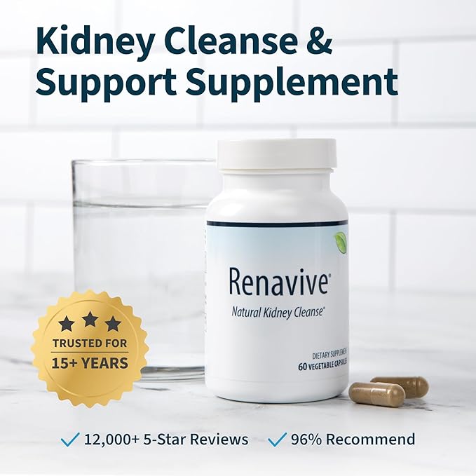 Natural Kidney Cleanse | Eliminate & Protect Against Kidney Stones | Flush Impurities & Clear System | Support Kidney Health & Function | Chanca Piedra, Celery Seed & More | 60 Capsules