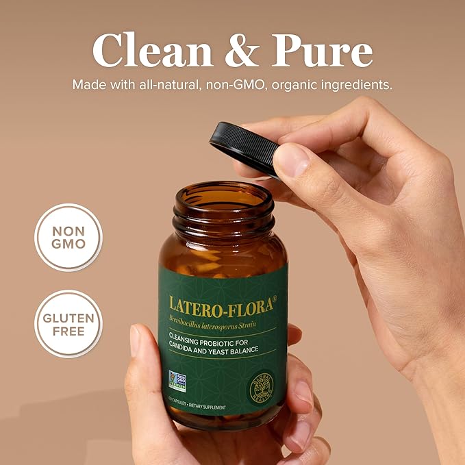 Latero-Flora Probiotic 60 count by Global Healing Center-SeraviaPure