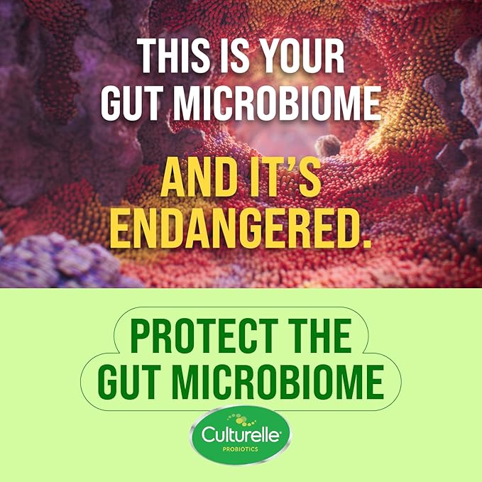 Culturelle 3-in-1 Complete Probiotic Daily Formula, Once Per Day Probiotic Supplement, Helps Your Digestive System Work Better, Supports Natural Immune Defenses, Plus Omega 3's, Non-GMO, 30 Count-SeraviaPure