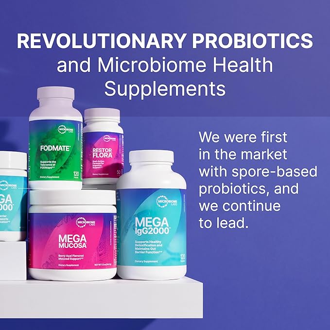 Microbiome Labs MegaSporeBiotic Kids Probiotic - Spore Based Gummy Probiotics for Kids - Supports Gut Health & Immunity with Bacillus Probiotic Blend - Berry Flavored (30 Gummies)-SeraviaPure