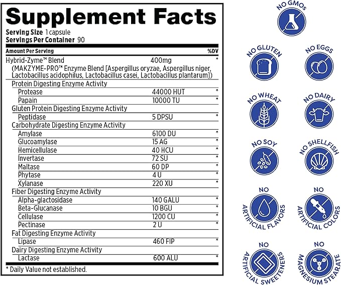 Probulin Daily Digestive Enzymes, 90 Capsules