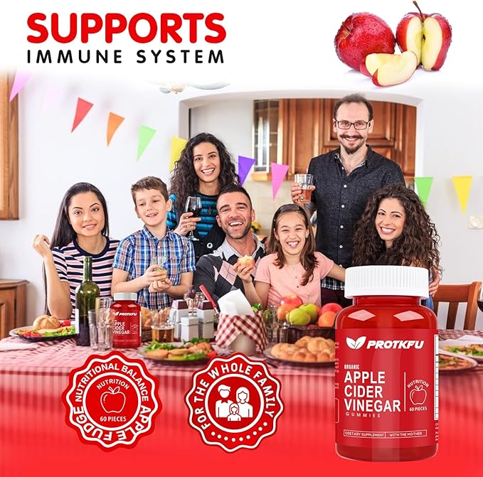 Apple Cider Vinegar Gummies, 120 Count Max Strength 1000mg ACV Gummies with Vitamin B12 & B6 Gummies, for Metabolism, Digestion, Detox, Gut & Immune Health, Vegan & Non-GMO, Gelatin-Free-SeraviaPure