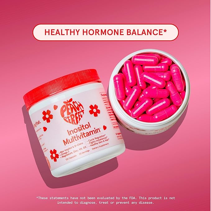 Inositol Multivitamin Capsules – Myo-Inositol & D-Chiro 40:1 Blend, Omega-3, Vitamin D3, Magnesium, Zinc – Supports Women’s Health, Mood, Energy, Supplement – 30 SVG-SeraviaPure