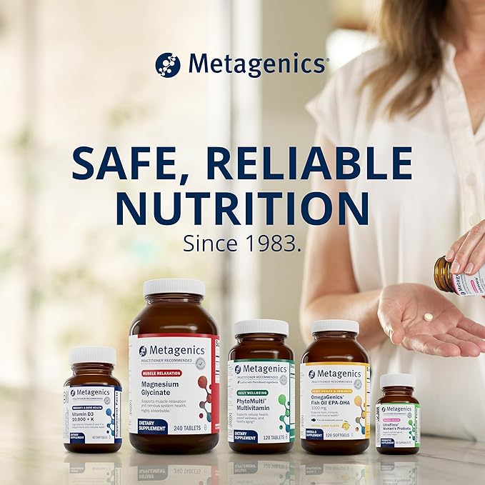 Metagenics UltraFlora Balance Probiotic - Daily Gut Health Supplement* - Offers Digestive & Immune System Support* - Vegetarian, Non-GMO & Gluten-Free - 30 Capsules-SeraviaPure