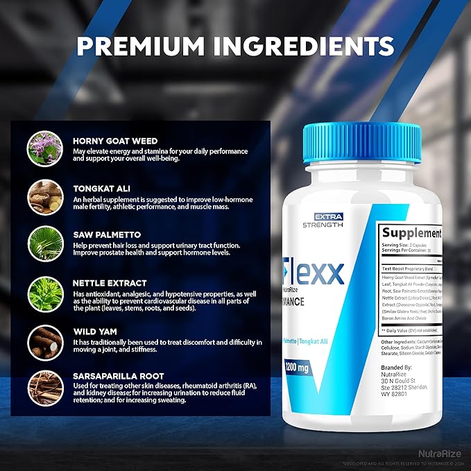 (2 Pack) ViraFlexx for Men, ViraFlex Pro Capsules, Male Performance Support 500mg, All Natural Dietary Supplement to Support Overall Health, Vira Flexx Reviews (120 Capsules)-SeraviaPure