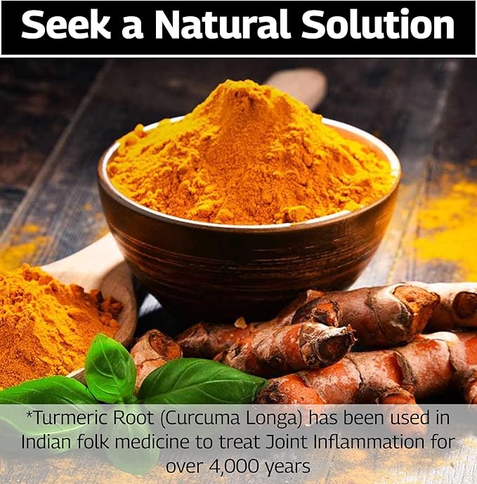 Indian Curcumin: Joint Recovery | Turmeric, Tamarind Seeds, Boswellia and Black Pepper Extracts | Biodegradable BPA-Free Bottle | 30 Capsules | MAHA | Dietary Supplement