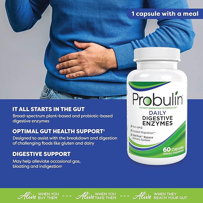 Probulin Daily Digestive Enzymes, 90 Capsules