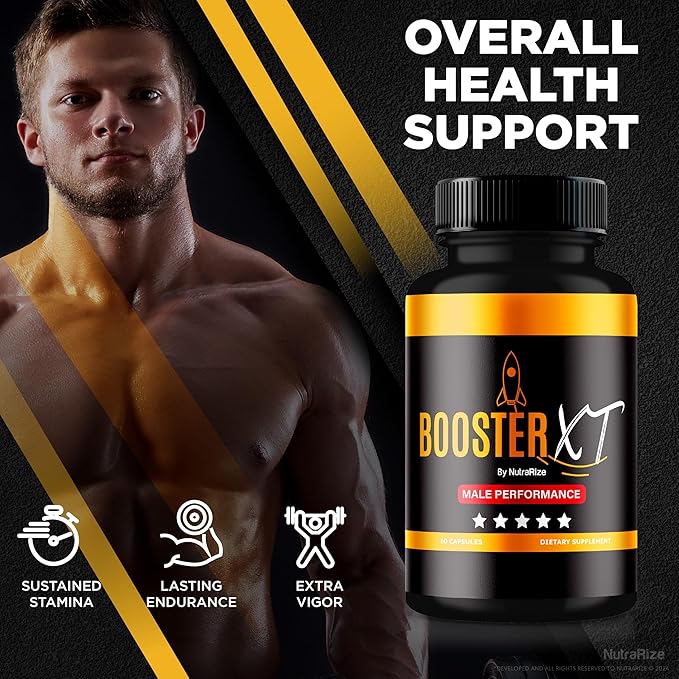 (2 Pack) Booster XT For Men, Booster XT Male Enhancing Capsules, Premium Formula To Support Daily Energy & Peak Performance, Multivitamin Pills For Overall Health, BoosterXT Reviews (120 Capsules)-SeraviaPure
