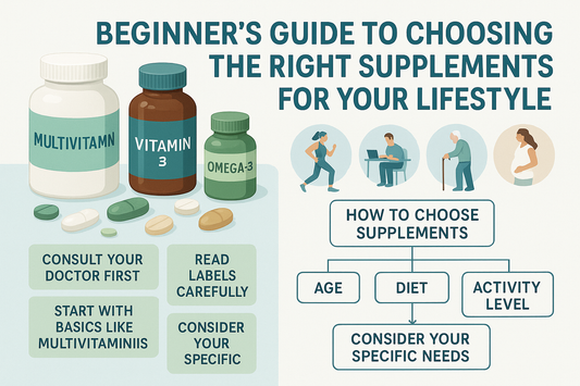 Beginner’s Guide to Choosing the Right Supplements for Your Lifestyle