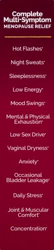Estroven Complete Multi-Symptom Menopause Supplement for Women, 28 Ct., Clinically Proven Ingredient Provide Menopause Relief & Night Sweats & Hot Flash Relief, Drug-Free & Non-GMO-SeraviaPure