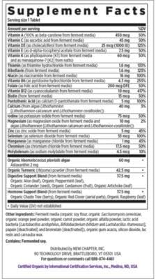 New Chapter Women's Multivitamin 50 Plus for Cellular Energy, Heart & Immune Support with 20+ Nutrients + Astaxanthin - Every Woman's One Daily 55+, Gentle on The Stomach, 48 Count-SeraviaPure