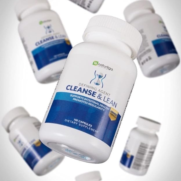 Max Muscle Naturaliga Cleanse and Lean Defining Agent Herbal Cleanse for Regularity w/Natural Detoxifying Ingredients for Gut Health Colon Detox Health and Bloating,100 Ct (Pack of 1)