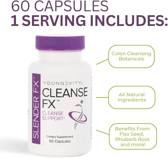 Youngevity Slender FX Cleanse FX (2 Bottles)-SeraviaPure