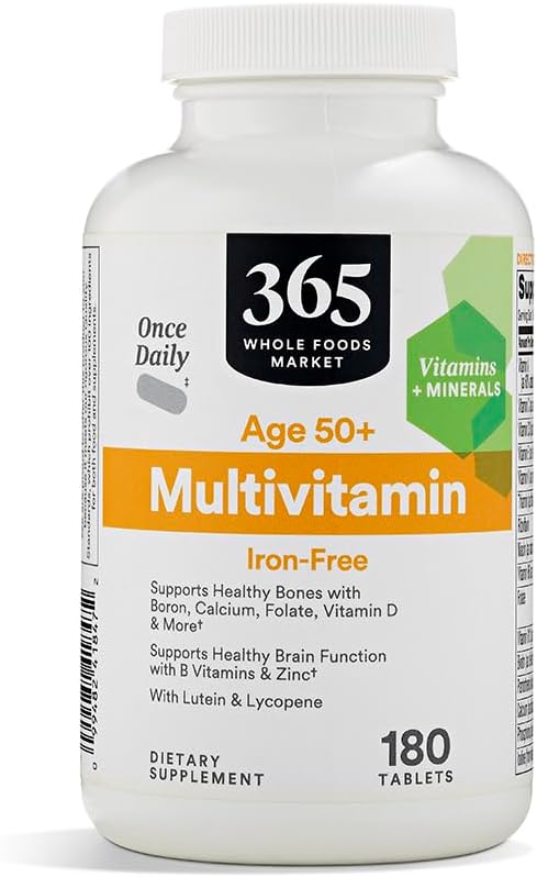 365 by Whole Foods Market, Mature Adult Once Daily Multi, 180 Count-SeraviaPure