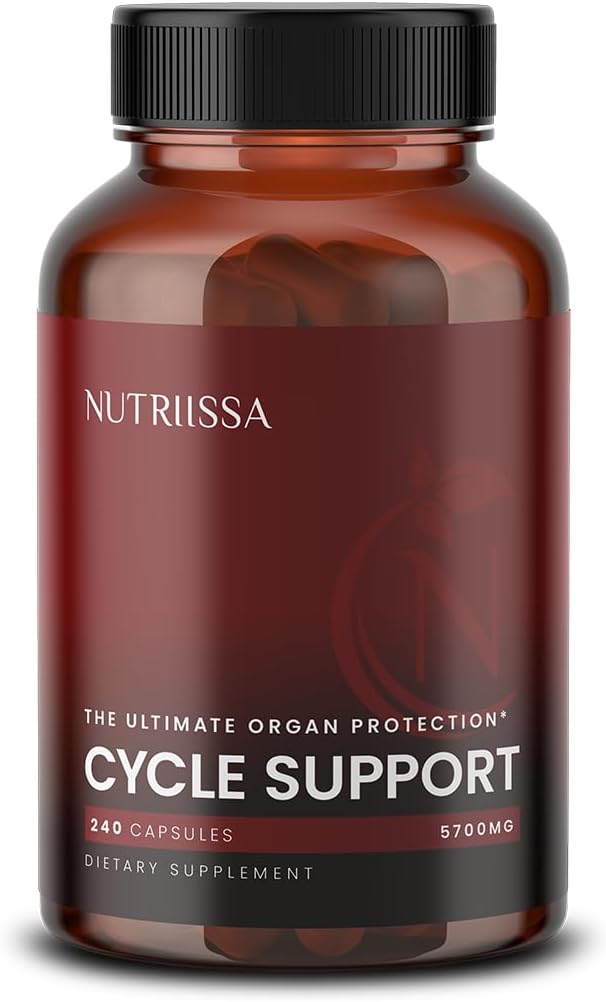 Nutriissa Cycle Support - Premium Kidney & Liver Detox - Organ Defense for Bodybuilders & Weightlifters - EPEB Certified for Purity & Potency - 400mg TUDCA & 1000mg NAC - Vegan, 240 Capsules-SeraviaPure