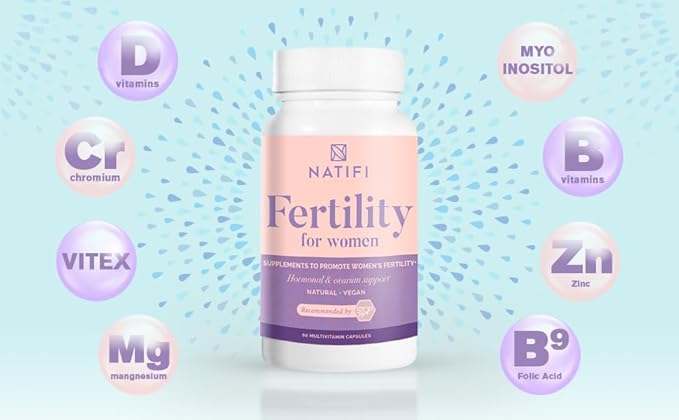 (2 Bottles Fertility Prenatal Vitamins Regulate Cycles Balance Hormones, Aid Ovulation. Conception Multivitamin for Women. 60 Caps Folic Acid, Myo Inositol, Vitex-SeraviaPure