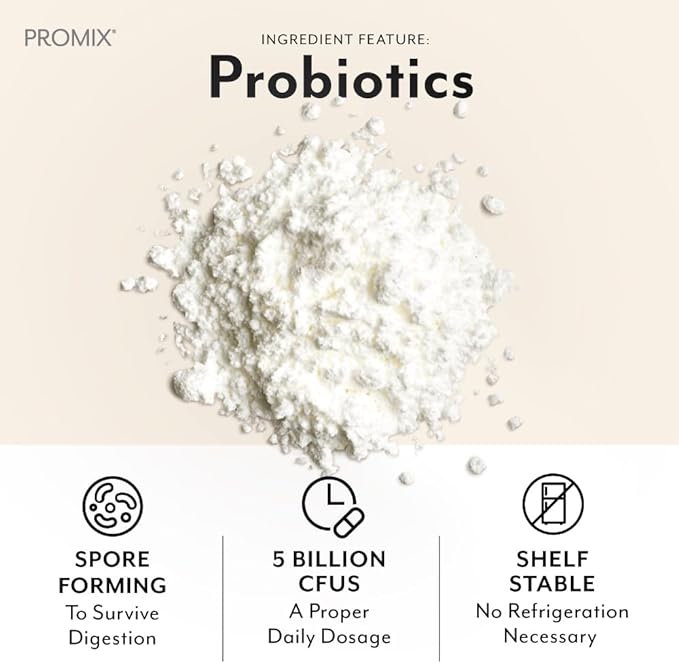 Promix Debloat Prebiotics and Probiotics for Digestive Health, Bloating Relief, Gut Health, Candida Cleanse - White Peach - 30 Count-SeraviaPure