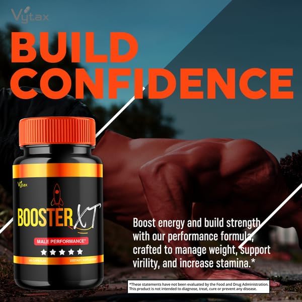 (2 Pack) Booster XT for Men, Booster XT Capsules, Premium Formula Vitamin Supplement Support Energy Peak Performance, Multivitamin Pastillas Capsulas BoosterXT Boost XL (120 Capsules)-SeraviaPure