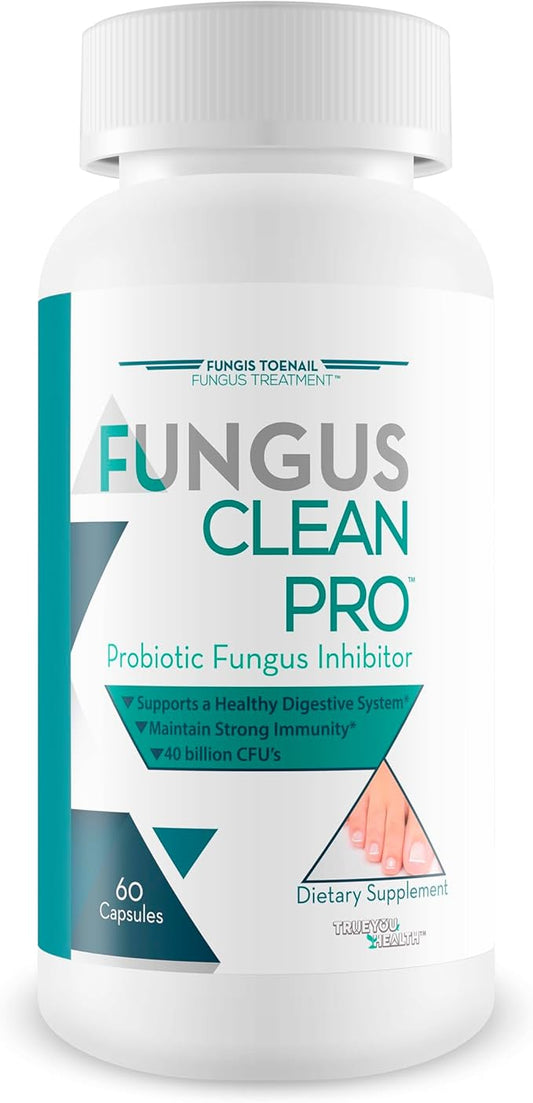 Fungus Clean Pro - Probiotic Fungus Inhibitor - Fight off fungus from the inside out with this powerful fungus defense probiotic - By Fungis Toenail Fungus Treatment - Protect your body from fungus-SeraviaPure