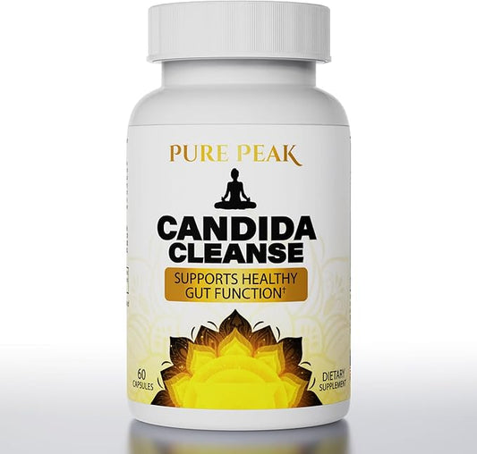 Candida Cleanse with Natural Herbs and Probiotics, Oregano Leaf, Wormwood, Black Walnut, Caprylic Acid-SeraviaPure