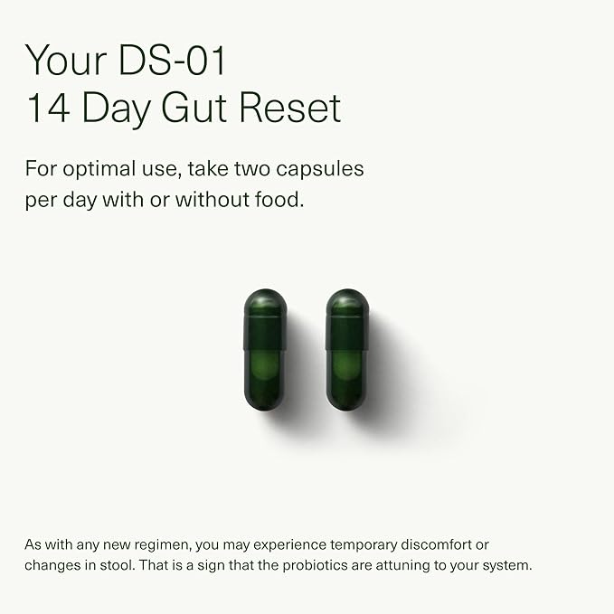 Seed 14 Day Gut Reset - Prebiotic and Probiotic for Women & Men - Digestive Health, Gut Health, Rapid Gut Recovery, Bloating & Constipation Relief - Vegan & Shelf-Stable - 28 Capsules (14-Day Supply)-SeraviaPure