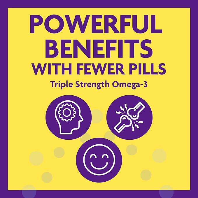 InnovixLabs Triple Strength Omega 3 Fish Oil Supplement, 900 mg, Pure EPA DHA Omega 3 Supplement Brain and Joints, Burpless Omega-3 for Women and Men with Enteric Coating, 200 Capsules-SeraviaPure