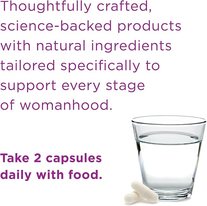 Hyland's Rock On Menopause + Youthful Skin Care Multivitamin for Women with Immune Support - 60 Capsules - Menopause Relief for Women with Biotin, Collagen, and Red Clover (Pack of 2)-SeraviaPure
