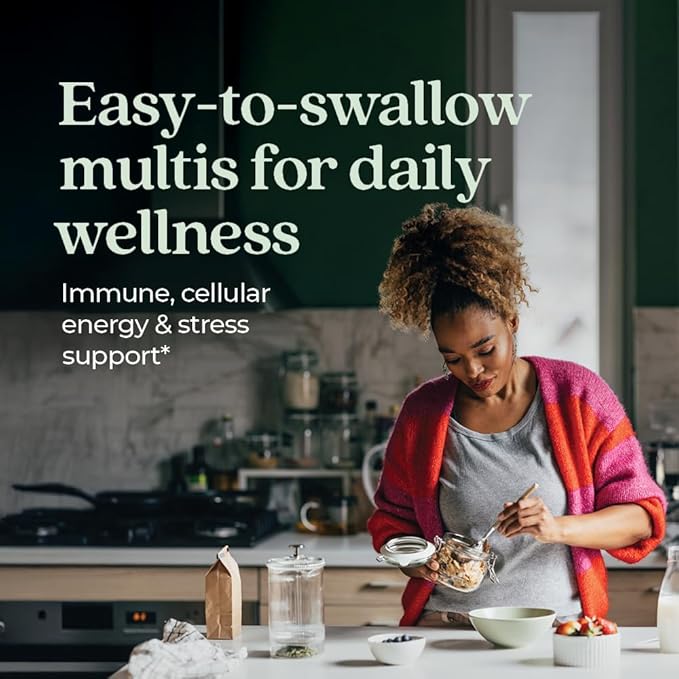 New Chapter Tiny Tabs Multivitamin with 20+ Nutrients for Immune, Cellular Energy & Stress Support, Including Vitamin D3 + B Vitamins, 192 Count-SeraviaPure