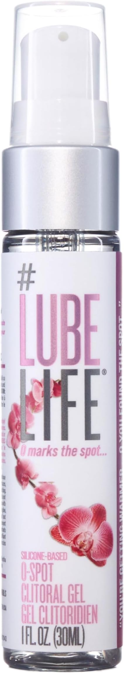 #LubeLife O-Spot Clitoral Gel, 1oz Warming Silicone-Based Stimulant for Women and Couples, Intense Stimulating Arousal Gel, Heightens Pleasure, for External Use Only-SeraviaPure
