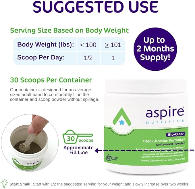 Bio-Clear Detoxification 30 Days Supply Dietary Supplement Unflavored Powder-SeraviaPure