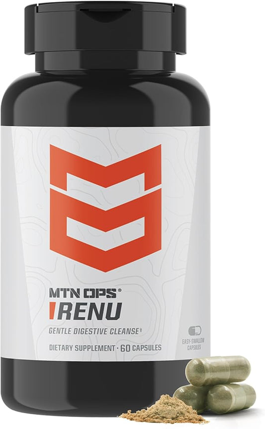MTN OPS Renu Detox Cleanse, Full Body & Colon Cleanse Capsule Antioxidants Supplement, 30 Servings-SeraviaPure