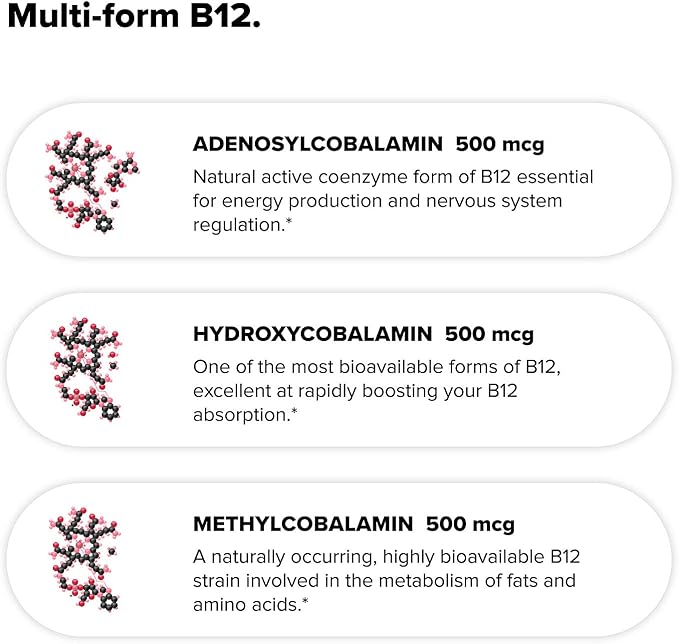 Complement Bundle- Vegan Multivitamin (90 Capsules) & Triple B12 Spray (60 Servings) - Complete Nutrition with Omega 3, Vitamins D3 K2, Zinc, Magnesium & Raspberry- Flavored B12 for Energy & Health-SeraviaPure