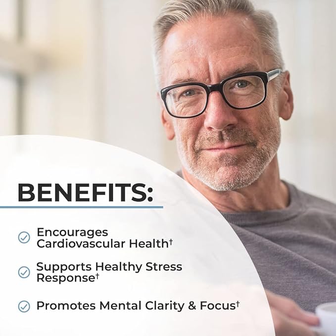 Once Daily Multivitamin for Men 50 and Over - Supplement for Heart Health Support - with Zinc, A, B, C, D3, E Vitamins - for Memory & Brain Health Support - Designed for Whole Body Health - 60 Count-SeraviaPure