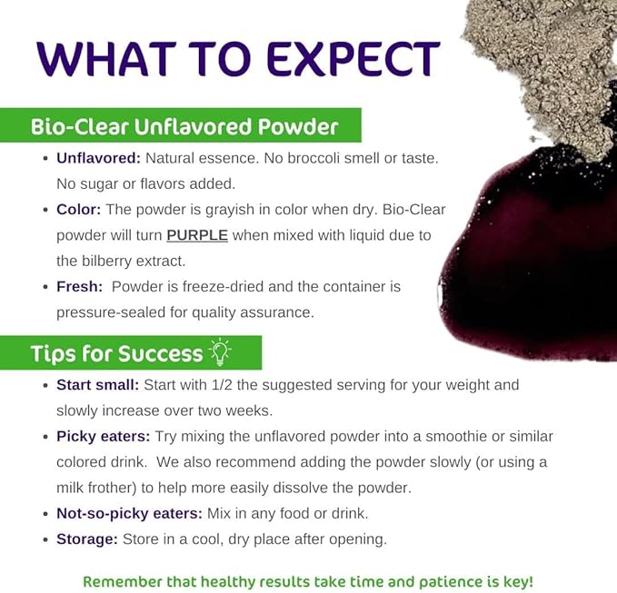 Bio-Clear Detoxification 30 Days Supply Dietary Supplement Unflavored Powder-SeraviaPure