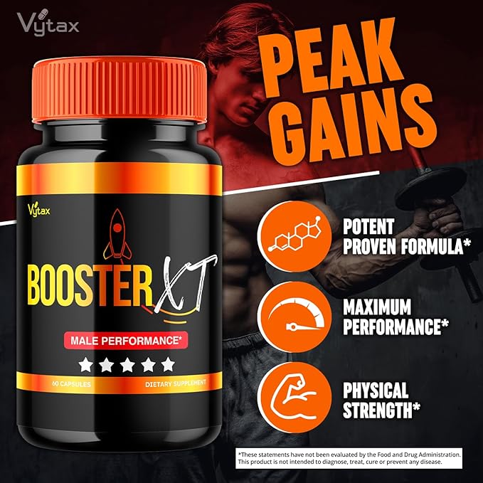 (2 Pack) Booster XT for Men, Booster XT Capsules, Premium Formula Vitamin Supplement Support Energy Peak Performance, Multivitamin Pastillas Capsulas BoosterXT Boost XL (120 Capsules)-SeraviaPure