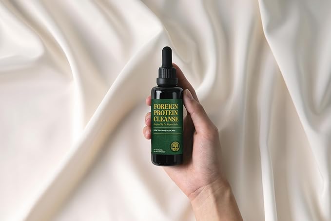 Global Healing Foreign Protein Cleanse (Spike Protein Detox) - Support Formula with Nattokinase and Wormwood - Helps Detox for Immune Support - 2 Fl Oz-SeraviaPure