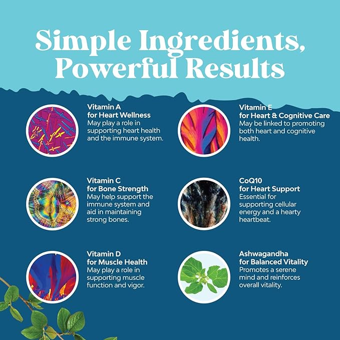 Men's Multivitamin Gummies with Superfood Complex - Daily Multivitamin for Men Gummies with CoQ10 and Ashwagandha for Energy and Immune Support - Adult Multivitamin Gummy with Essential Minerals-SeraviaPure