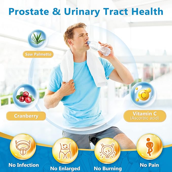 NATURE TARGET Probiotics for Men Digestive Health with Enzymes & Prebiotics, 100 Billion CFUs, Men's Probiotics with Saw Palmetto & Cranberry for Prostate & Urinary Tract Health, 90 Veggie Capsules-SeraviaPure