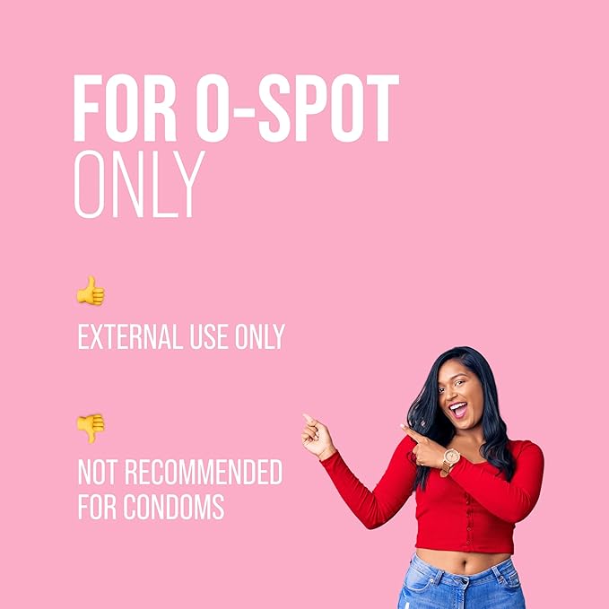 #LubeLife O-Spot Clitoral Gel, 1oz Warming Silicone-Based Stimulant for Women and Couples, Intense Stimulating Arousal Gel, Heightens Pleasure, for External Use Only-SeraviaPure