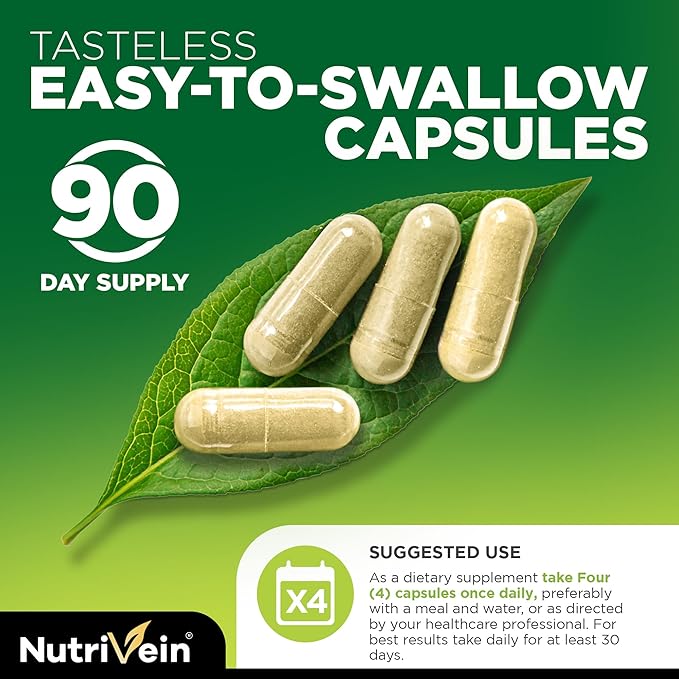 Nutrivein Whole Food Multivitamin - Complete Daily Vitamins for Men and Women from Natural Whole Foods, Real Raw Veggies, Fruits, Vitamin E, A, B Complex - 30 Day Supply (120 Capsules, Four Daily)-SeraviaPure