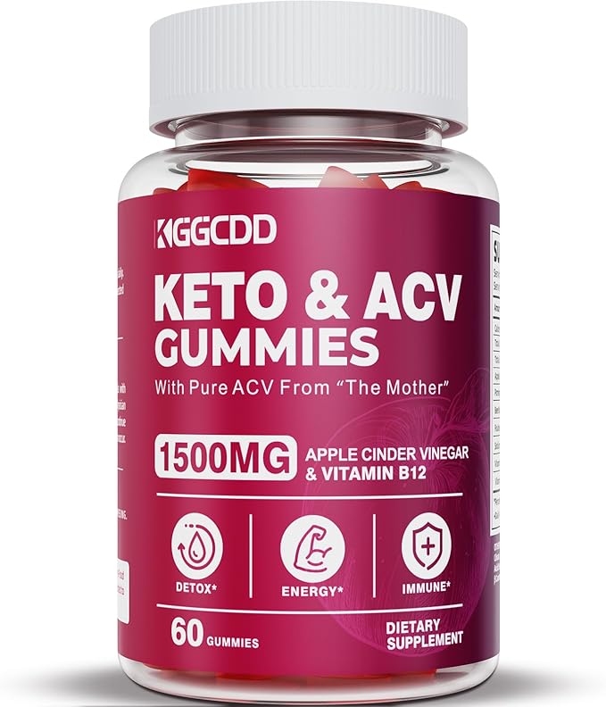 (3 Pack) Keto ACV Gummies Extreme 1500MG Keto Gummies Apple Cider Vinegar Formulated with Pomegranate Beet Juice Powder B12 Vegan Non GMO 180 Gummys-SeraviaPure