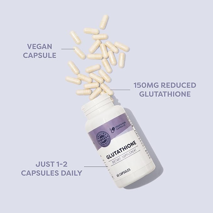 Vimergy Glutathione – Supports Liver Detox* – Superfood for Cellular Health & Antioxidant Support* – Kosher, Vegan & Gluten-Free – 60 Capsules-SeraviaPure