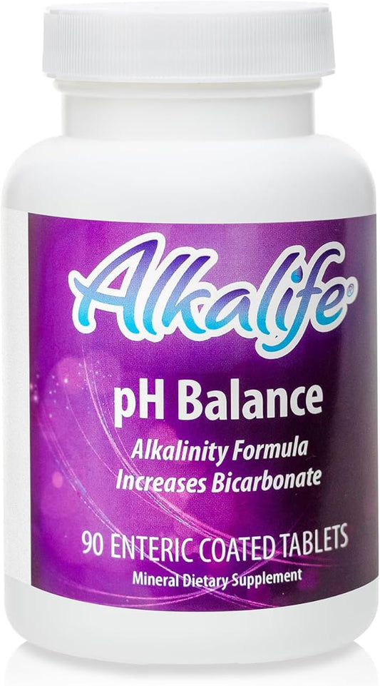Alkalife pH Balance Pills | The First Patented Alkaline Sodium & Potassium Bicarbonate Supplement | Neutralize Acid, Balance pH, Immune Support, Peak Performance, Detox – 90 Tablets-SeraviaPure